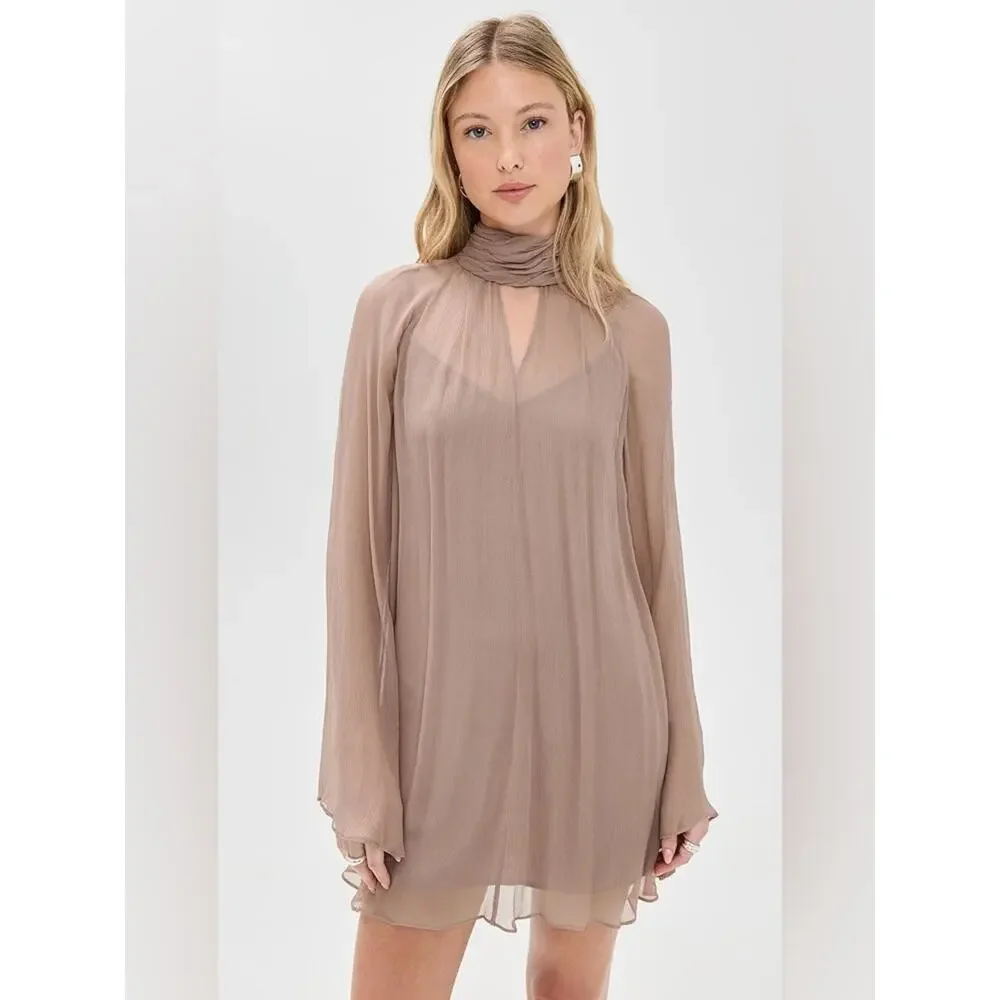 STAUD | Dresses | Staud Esther Mini Dress In Taupe M | Poshmark STAUD | Dresses | Staud Esther Mini Dress In Taupe M | Poshmark